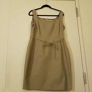 T Tahari Cotton Poplin  Dress